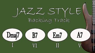 JAZZ 1625 D MAJOR Backing Track 140bpm [upl. by Ynohtnad]