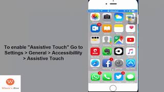 How to use Assistive Touch iPhone  Custom Gestures iPhone 6s 6  7 7s [upl. by Teews]