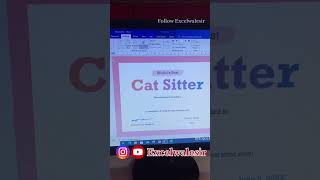 Mail merge in MS Word excelwalesir excel ytvideoshorts exceltricks shortvideo exceltutorial [upl. by Ahsinyar]