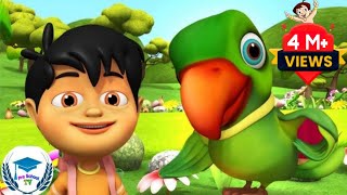 Main Tota Main Tota मैं तोता मैं तोता Hindi Nursery Rhymes and Cartoon Preschool Songs [upl. by Broek179]