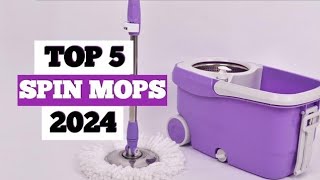 TOP 5  BEST SPIN MOPS IN 2024🔥🔥🔥 [upl. by Medin627]