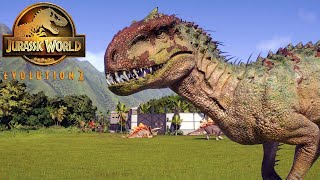 Jurassic World Evolution  Release All 102 Dinosaurs in the Forest  JWE2 [upl. by Rushing14]