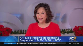 Alternate Side Parking Suspended In NYC This Week [upl. by Talbert]