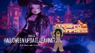 DRESS TO IMPRESS  NEW CODES HALLOWEEN UPDATE LEAVING [upl. by Kial]