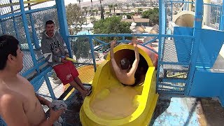 Bowl Water Slide at Albercas El Vergel [upl. by Eelyk]