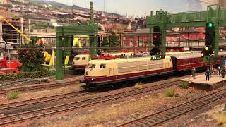 Exquisite Märklin Modellbahnanlage Spur H0 von Jens Krogsgaard aus Dänemark mit WinDigipet Steuerung [upl. by Urquhart]