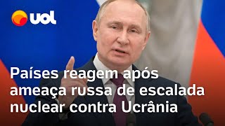 Ameaça nuclear da Rússia Ucrânia com mísseis dos EUA abre uma nova fase na guerra diz chanceler [upl. by Ecinna]