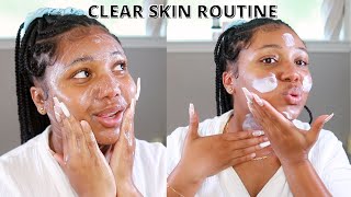 Destiny’s Daily Morning Skincare Routine 2022  4Steps to Clear Skin revealed [upl. by Nnanerak]