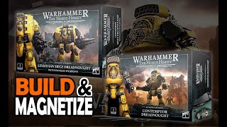 Build amp Magnetize Contemptor  Leviathan Dreadnought Horus Heresy Warhammer 40k Unboxing [upl. by Arytal190]