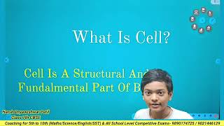 What Is Cell amp Its Types I Stucture amp Fuction Of Cell Organells I Harsh D Patil Class 7th CBSE [upl. by Haet]