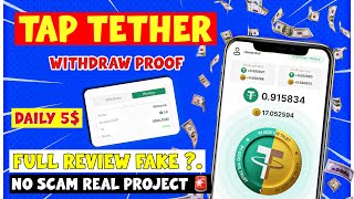 Tap Tether Bot  Usdt Mining Bot  Tap Tether Withdraw  Upgrade Mine  Full Detailed  Fake Real [upl. by Eric40]