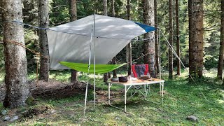 Tarp Decathlon Quechua Fresh L in wood [upl. by Akenahc]