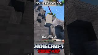 I Made Skyblock in Minecraft Hardcore 11 [upl. by Refannej]