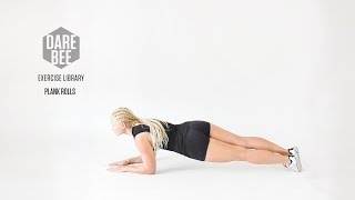 Plank Rolls For Strong Abs and Core  DAREBEE Exercise Library [upl. by Margeaux]