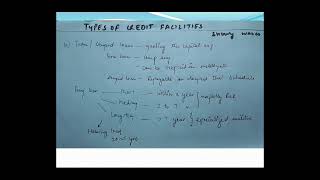 types of credit facilities part1 [upl. by Dranik511]