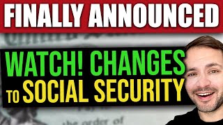 WATCH Social Security Announces 4 BIG CHANGES Starting NOW 2024 [upl. by Eislehc]