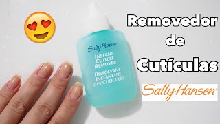 COMO USAR O REMOVEDOR DE CUTÍCULAS SALLY HANSEN [upl. by Reffotsirk]