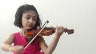 SUPER CUTE  4 year old plays Jana Gana Mana  Indian National Anthem  on Violin [upl. by Molton723]