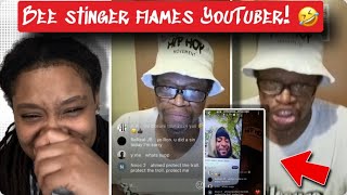 BEE STINGER DISRESPECTS YOUTUBER  TALKS OF HASSAN CAMPBELL amp MORE [upl. by Oran]