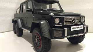 118 Autoart MercedesBenz G63 AMG 6X6 Suspension test 505 [upl. by Eerak]