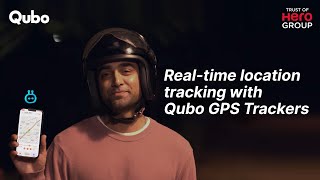 Qubo Smart GPS Bike Trackers by HERO group  Safety for you and your ride [upl. by Kort916]