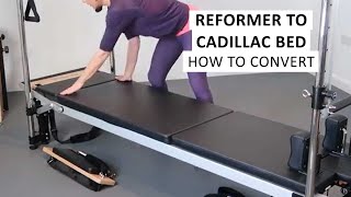 How to convert your AlignPilates Reformer to a Cadillac Bed [upl. by Aillemac752]