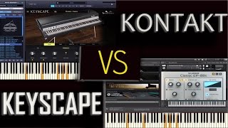 KEYSCAPE VS KONTAKT  Rhodes Piano Comparision  Spectrasonic VS Natiive Instriuments [upl. by Nibuz700]