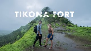 Tikona Fort  The Monsoon Adventure Trek  Maharashtra  Ankit Bhatia [upl. by Kalb540]