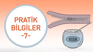 Pratik Bilgiler 7  Sıkışan Fermuar Nasıl Açılır [upl. by Hibben100]