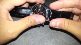 Entretenir une montre en cuir  nettoyage montre bracelet [upl. by Yllod567]