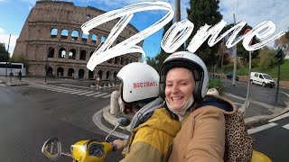 ITALY  Rome  Vatican  hiring a Vespa  pasta making  Ariccia home of porchetta  VANLIFE [upl. by Thant]