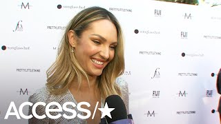 Candice Swanepoel Shines amp Feels Like A Disco Ball At The Daily Front Row Awards  Access [upl. by Malita]