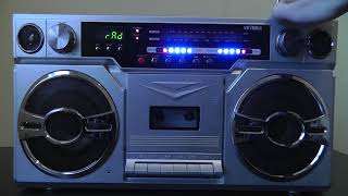 Victrola 1980s Style Bluetooth Boombox Review and Test [upl. by Anoiuq157]