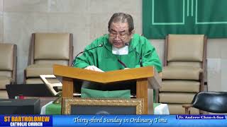 Fr Andrews Homily  November 16 2024 [upl. by Cletis]