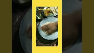 tail puran poli  oil poli  food home made  cooking  youtube short video [upl. by Batory107]