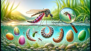 🐛🦟 Egg to Adult The Complete Lifecycle of a Mosquito 🌊 🌱 [upl. by Akimet]