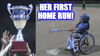 HER FIRST HOME RUN CAME IN THE CHAMPIONSHIP GAME  OnSeason Softball Series [upl. by Hite]