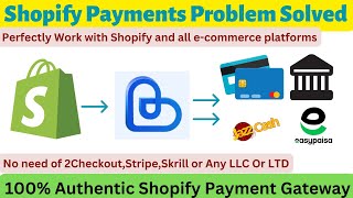 Shopify payment method in Pakistan  Shopify payment method for Pakistan [upl. by Llerraf]