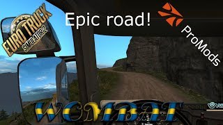 ETS2  Lowbed cargo outta the Kirkenes Quarry [upl. by Ahseinad]