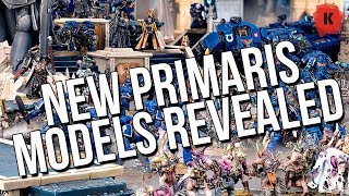 Primaris Space Marine Chaplain Apothecary and Aggressors Models Revealed [upl. by Nuli]