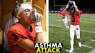 ASTHMA ATTACK DURING FOOTBALL GAME 🏈 [upl. by Christianna]