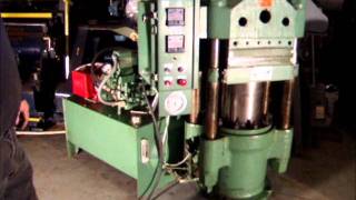 Adamson 100 Ton Heated Platen Press [upl. by Rfinnej526]