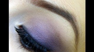 Prom Makeup Tutorial Purple Smokey Eyes [upl. by Rendrag544]