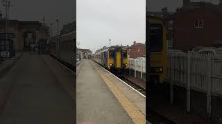 156488 departing Saltburn for Darlington on the 51124 saltburn darlington train class156 [upl. by Vladi]