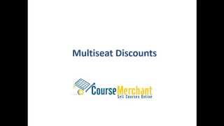 ECommerce for Moodle Totara Joule Brightspace and Kallidus MultiSeat Discounting [upl. by Cardie]