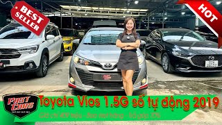 Xe 5 chỗ siêu bền bỉ 🔥 Toyota Vios 15G số tự động 2019 đi 87000 km Xe còn rất đẹp trả góp 70 [upl. by Houston]