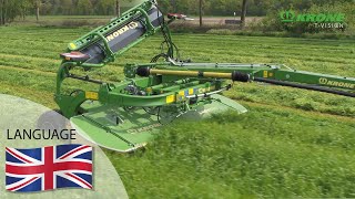 KRONE EasyCut TCTS trailed disc mowers [upl. by Fawnia]