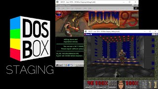 DOSBox Staging running DOOM95 a port of DOOM for Windows 9x Systems Runs almost flawlessly [upl. by Laon]