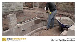 North Berwick Case Study 3  Curved Wall Construction [upl. by Hploda12]