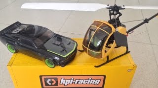 DRIFT PRACTICE AROUND HELICOPTER  HPI MICRO RS4 [upl. by Trinidad]